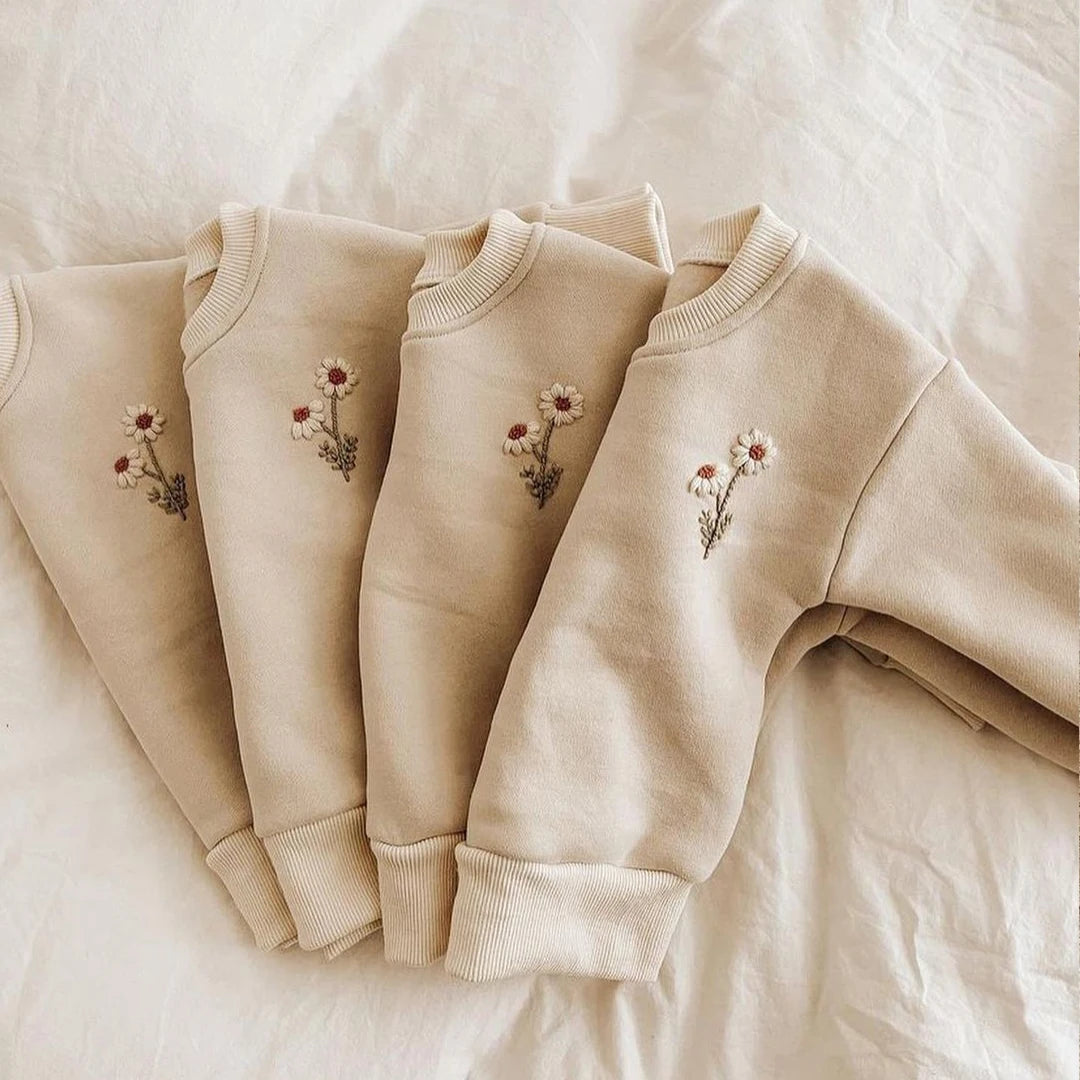 Daisy Fleece Sweatshirt Set