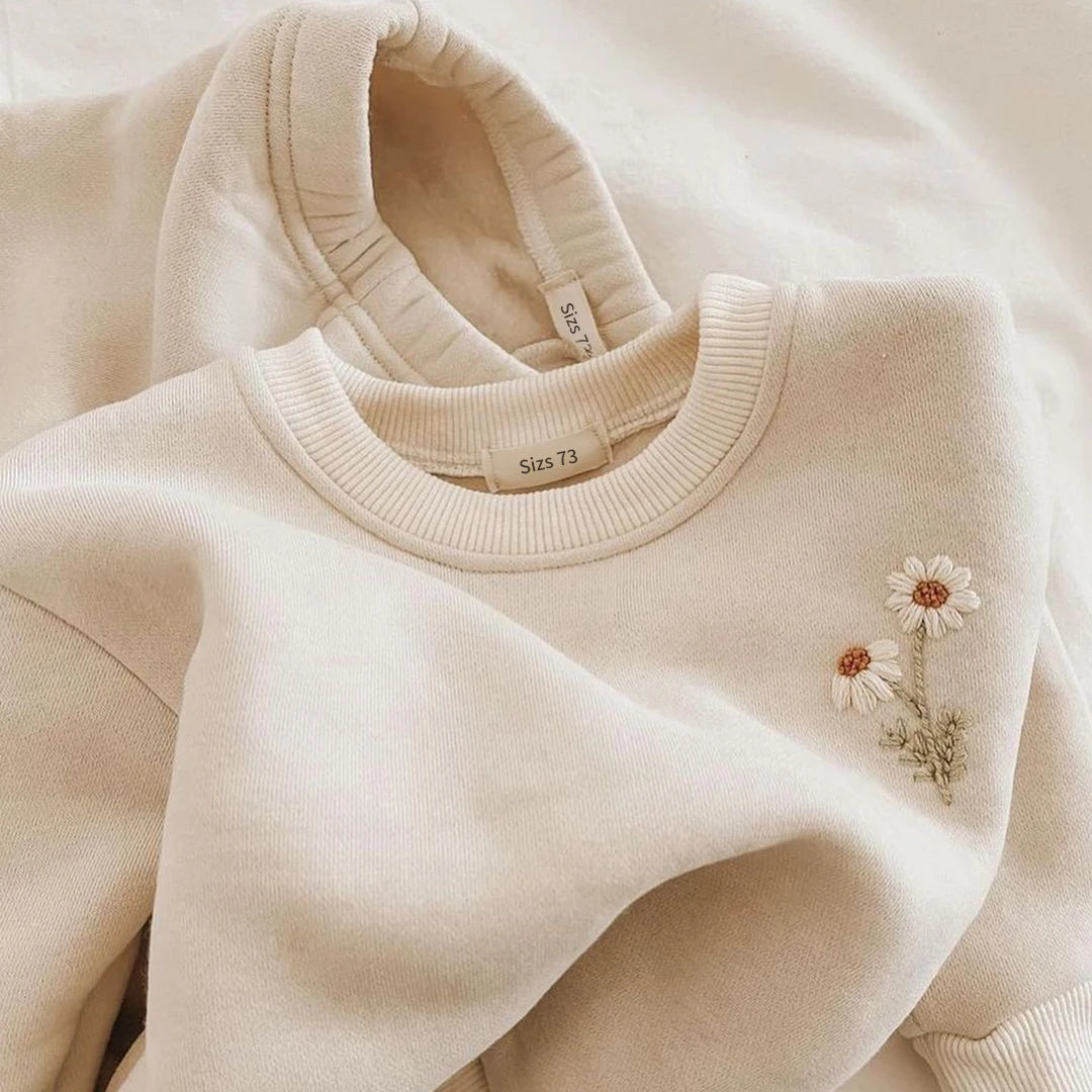 Daisy Fleece Sweatshirt Set