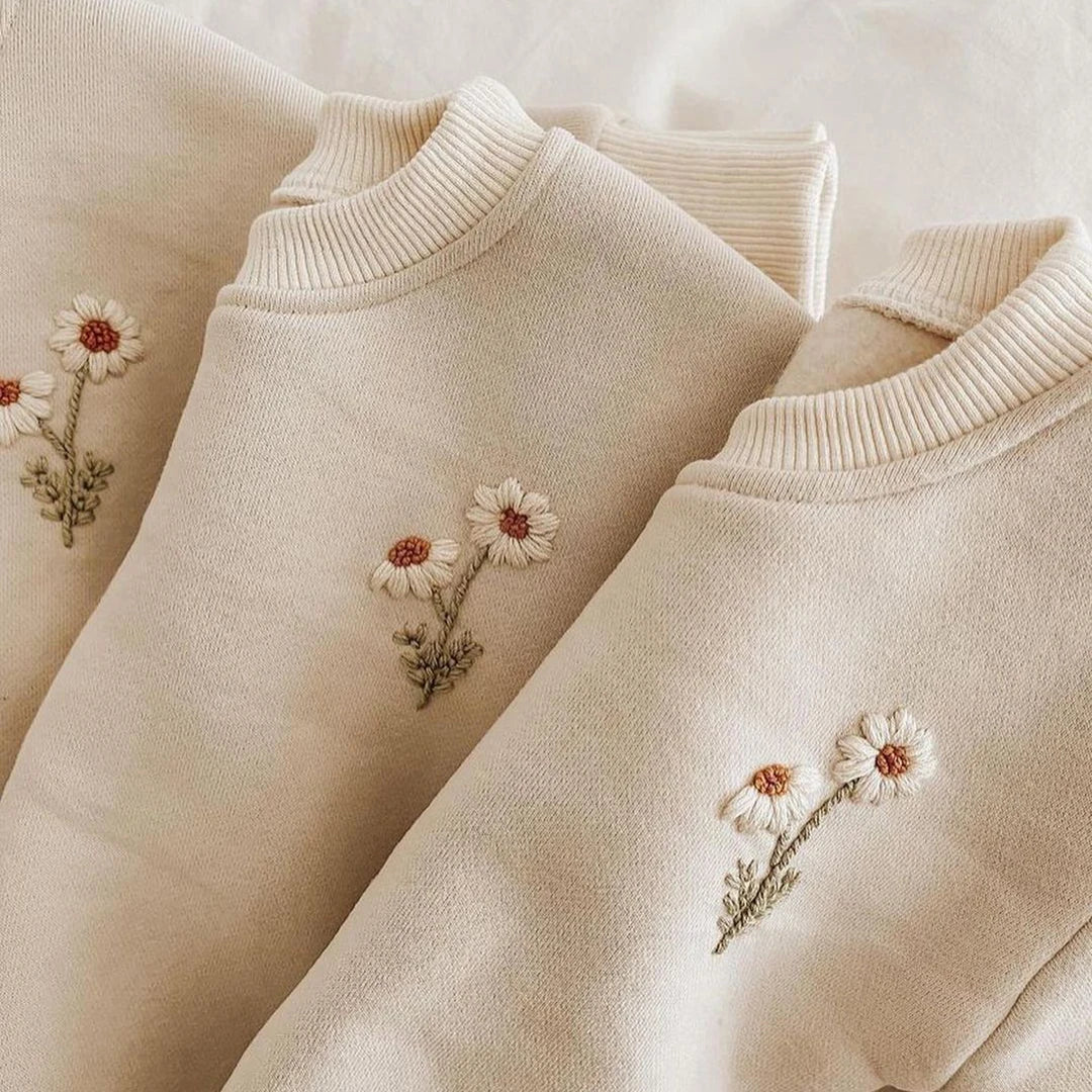 Daisy Fleece Sweatshirt Set